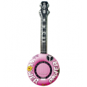 Oppustelig banjo pink