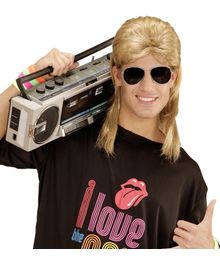 80er mullet, blond