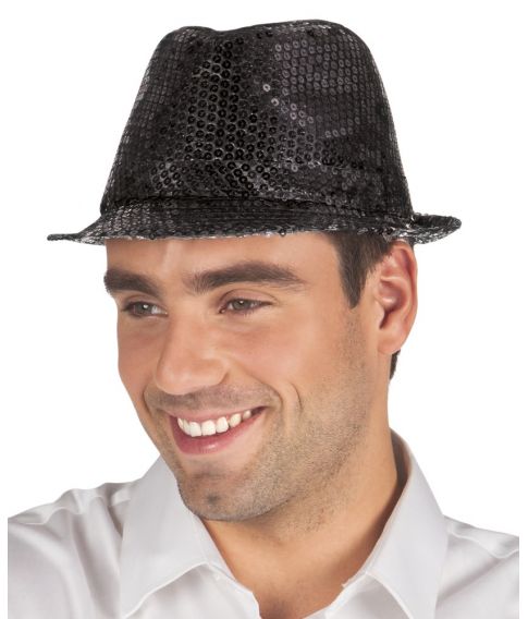 Popstar hat, sort