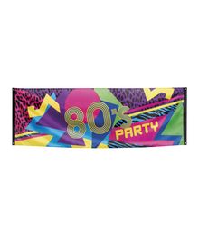 80s Party banner