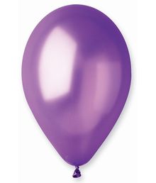 Lilla ballon, metallic