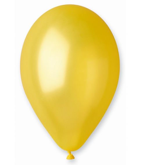 Gul ballon, metallic