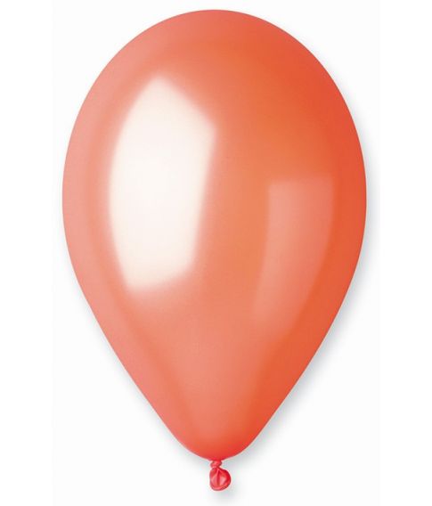 Orange ballon, metallic