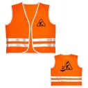 Orange sikkerhedsvest