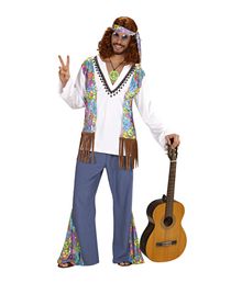 Woodstock Hippie kostume til voksne