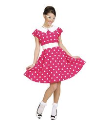 50s Lady kostume, pink