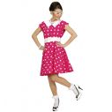 50s Lady kostume, pink