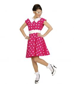 50s Lady kostume, pink