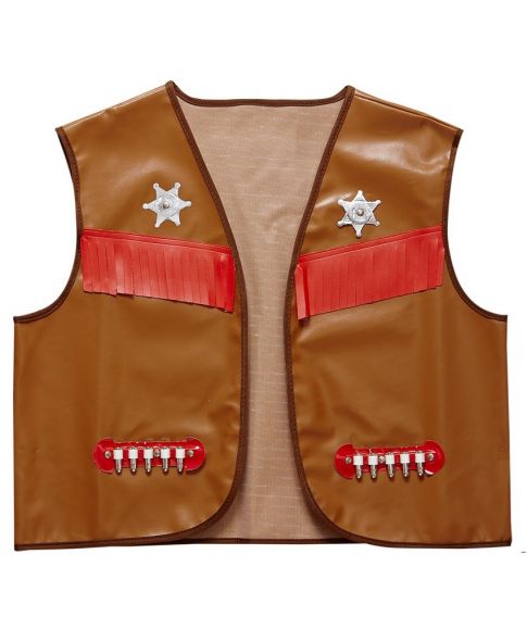 Brun Cowboyvest til voksne