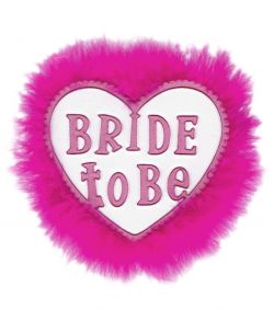 Hvid bride to be broche