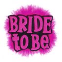 Sort Bride to be broche polteraben