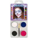 Skeletta Girl makeup fra Eulenspiegel.