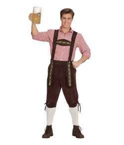 Bavarian lederhosen, mørkebrun