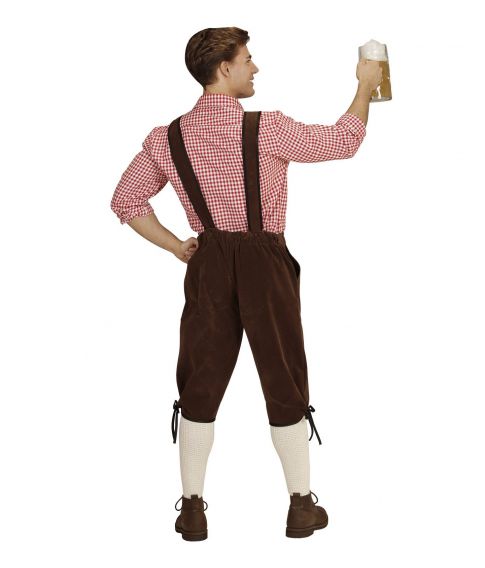 Bavarian lederhosen, mørkebrun