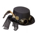 Steampunk hat med briller.