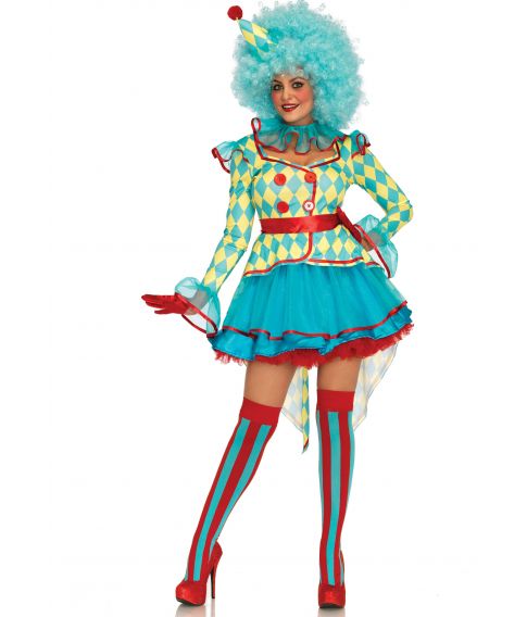 Deluxe Carnival Clown kostume