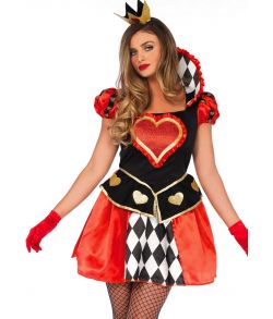 Billigt Queen of Hearts kostume.