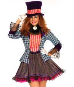 Ravishing Mad Hatter kostume til damer.