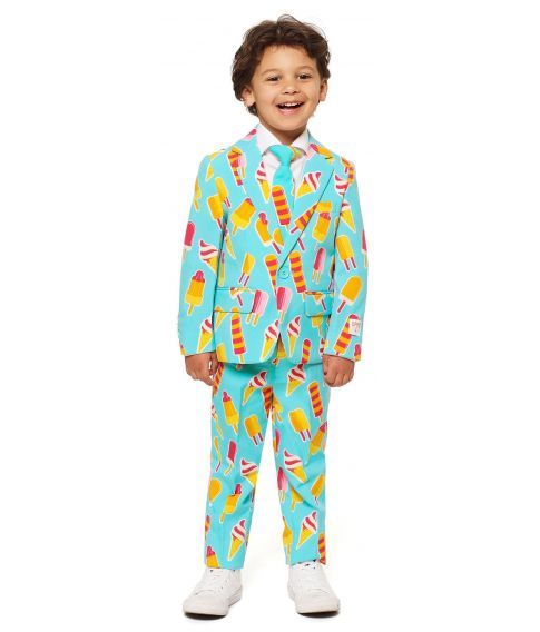 Sjovt OppoSuits jakkesæt med ispinde til drenge.