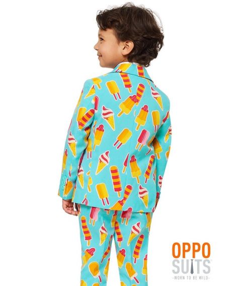 Sjovt OppoSuits jakkesæt med ispinde til drenge.