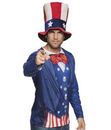 Uncle Sam Foto T-shirt