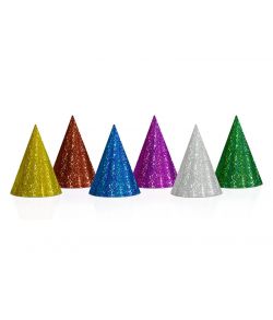 Holografisk partyhat 20 stk