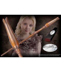 Luna Lovegoods tryllestav i æske med navneskilt. Character Wand.