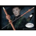 Professor McGonagall tryllestav i æske med navneskilt. Character Wand.