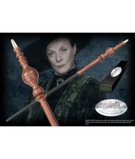 Professor McGonagall tryllestav i æske med navneskilt. Character Wand.