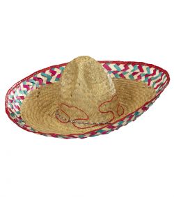 Billig sombrero til mexicaner udklædningen.