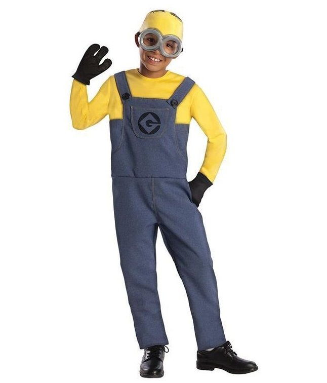 Billigt Minion Dave kostume til drenge.