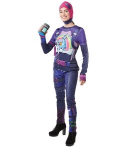 Fortnite Brite Bomber kostume til voksne.