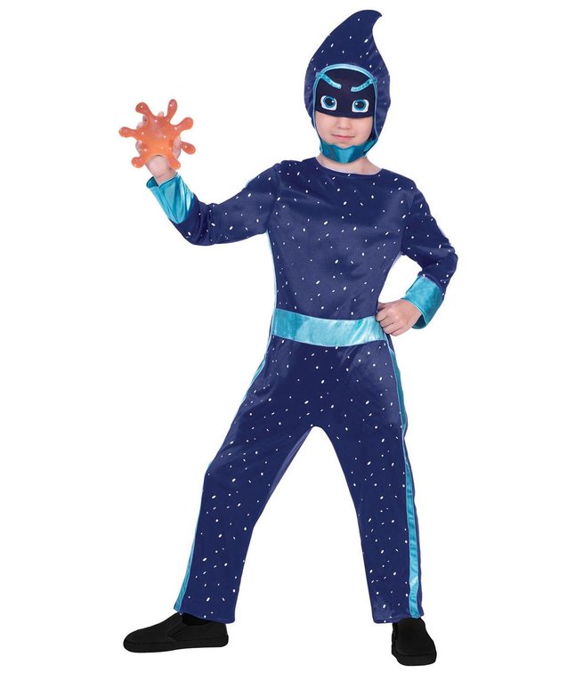 Pyjamasheltene Night Ninja kostume til drenge til fastelavn.