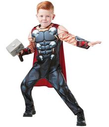 Thor Avengers kostume med hammer til drenge.