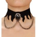 Velour choker