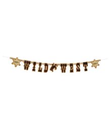 Wild West bogstav banner, 110 cm