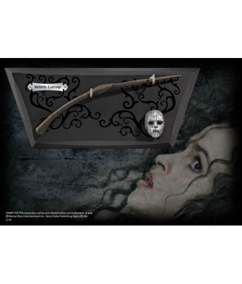 Bellatrix Lestranges tryllestav med display fra The Noble Collection