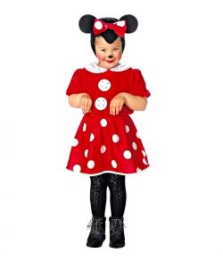 Minnie Mouse kostume til små piger.