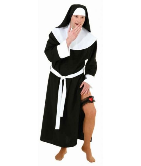 Sexy Nonne kostume til mænd.