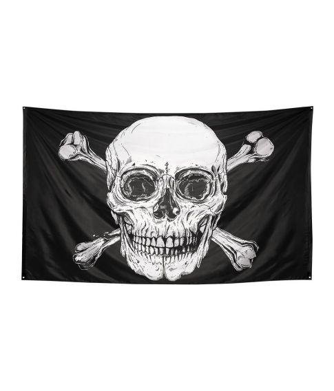 Stort flot piratflag i polyester