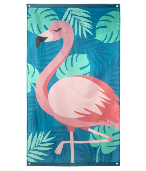 Stort flamingo flag i polyester