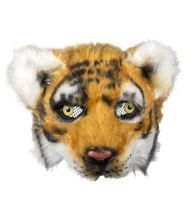 Flot tiger plush halvmaske