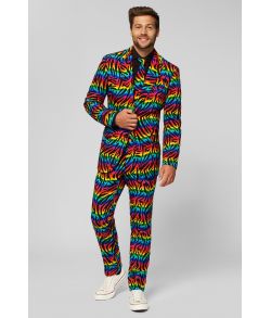 OppoSuit jakkesæt i regnbuens farver.