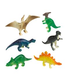 8 stk mini dinosauer figur