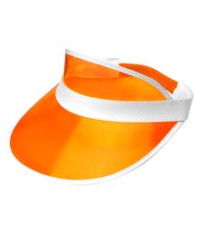 Orange solskærm hat