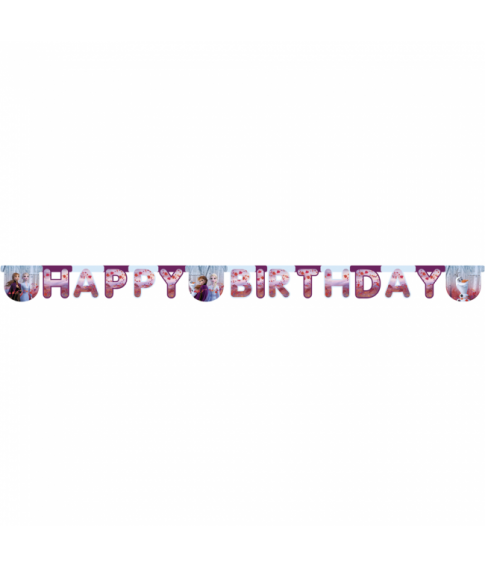 Frozen 2 Happy birthday banner 