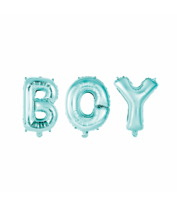 Folieballon BOY lyseblå 41 cm