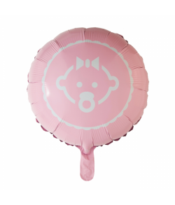 Folieballon Baby Girl rosa 46 cm