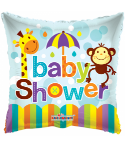 Folieballon Baby Shower.