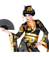 Geisha kimono med bælte